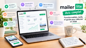 MailerLite : avis complet, fonctionnalités, tarifs et guide pour débuter en 2026
